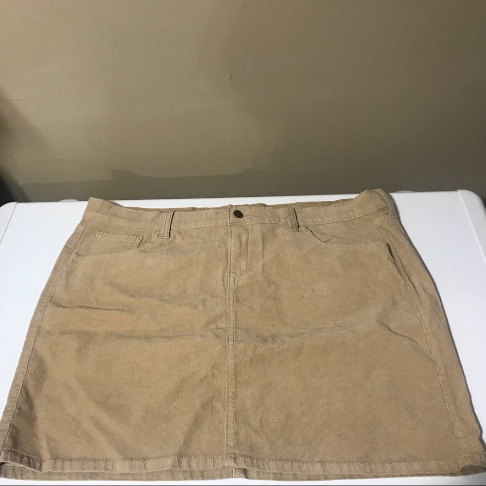 2 Corduroy miniskirt